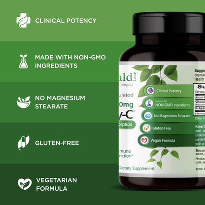 EMERALD LABS PureWay-C Liver & Immune Support with R-Alpha Lipoic Acid - 90 Veg Capsules