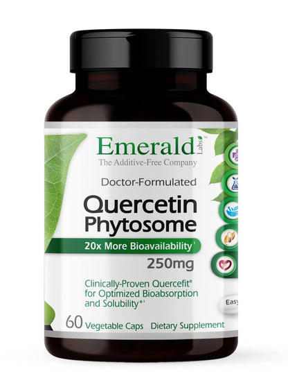 Emerald Labs Quercetin Phytosome – Immune Support, Vegan & Gluten-Free, 60VCaps