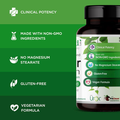 EMERALD LABS Bladder Health - Cranberry Extract Supplement with Pumpkin Seed & Horsetail | Urinary Tract Support | 60 Veg Capsules (30-Day Supply)