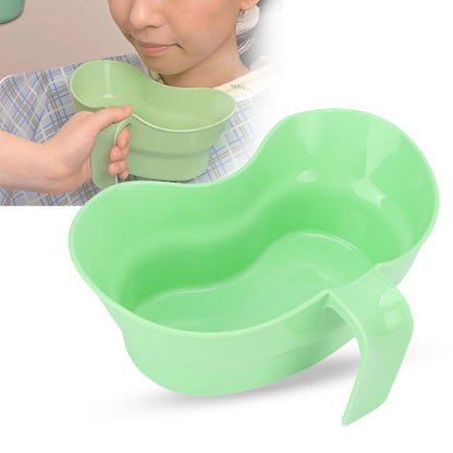 Emesis Basin for Elderly Care – Wide Mouth Vomit Basin Cup with Arc Design