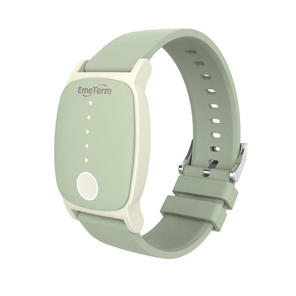 EmeTerm Explore FDA-Cleared Anti-Nausea Wristband | IP67 Waterproof, Drug-Free Relief (Mint Green)