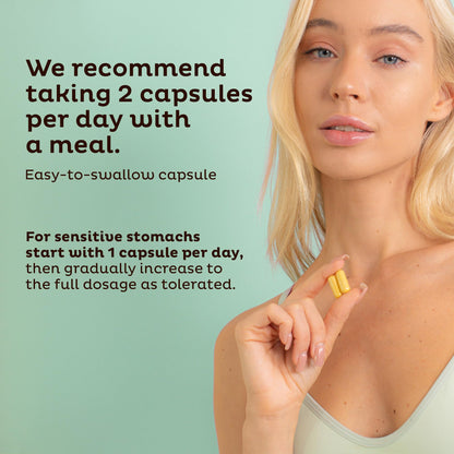 Emma Gut Health Doctors Endorsed Supplement – 60 Capsules for Gas, Bloating & Leaky Gut Support