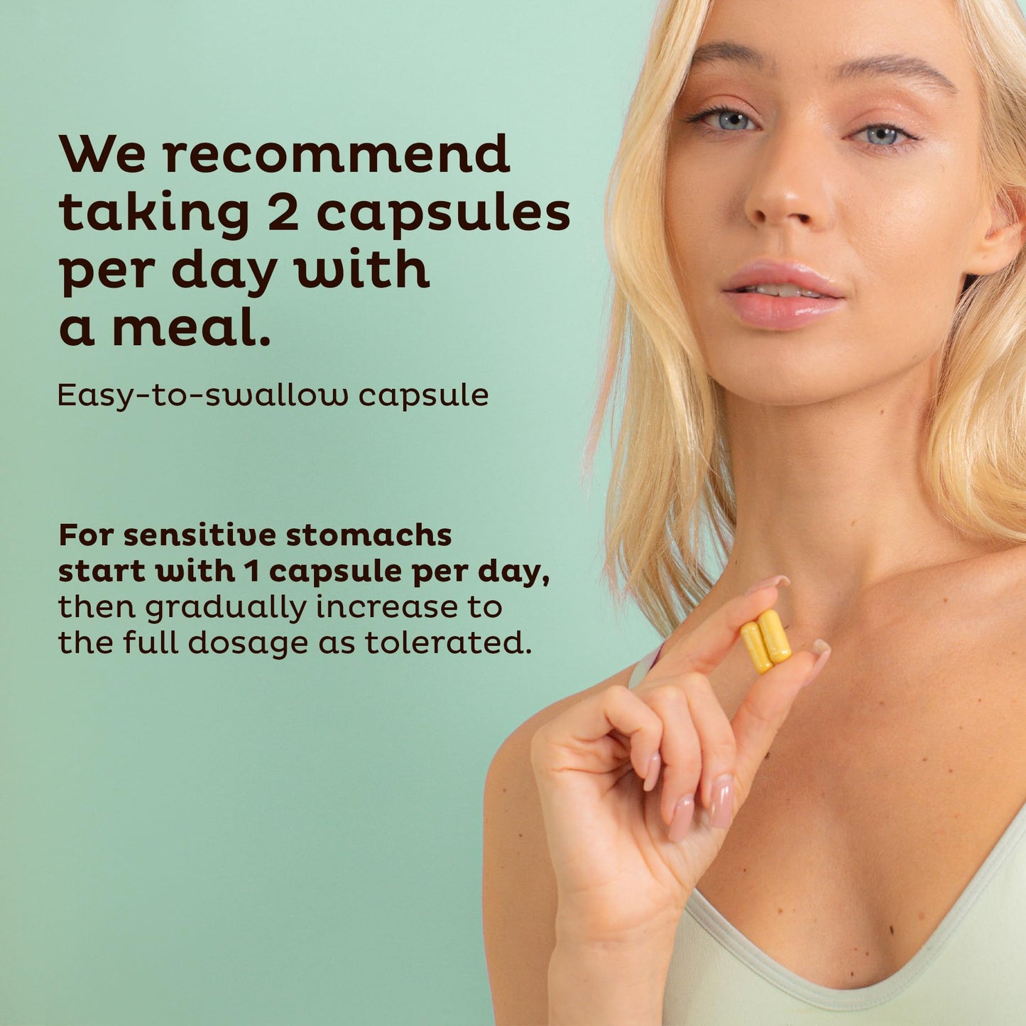 Emma Gut Health Doctors Endorsed Supplement – 60 Capsules for Gas, Bloating & Leaky Gut Support