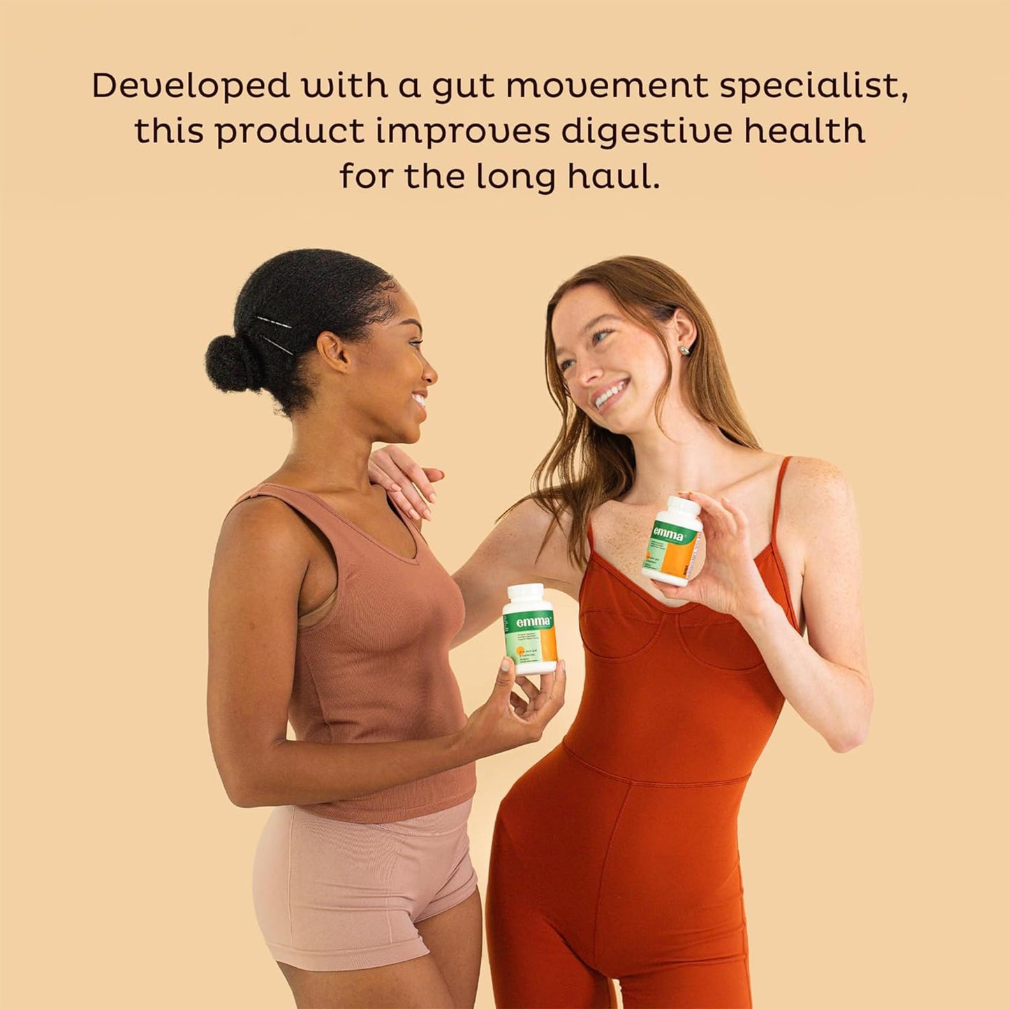 Emma Gut Health Doctors Endorsed Supplement – 60 Capsules for Gas, Bloating & Leaky Gut Support