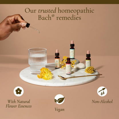 Bach Original Flower Remedies Full Set (Non-Alcohol) - 38 + 2 Rescue Remedy, 40 Droppers