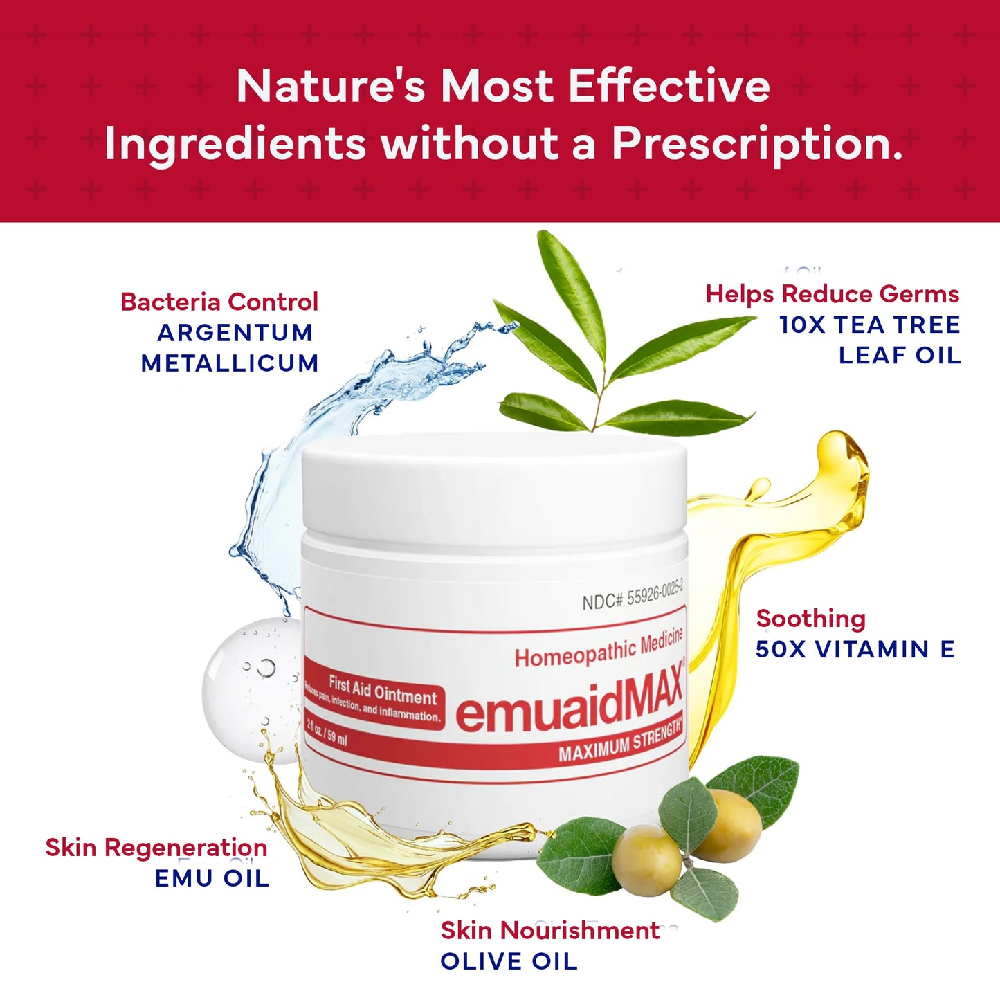 EMUAIDMAX Eczema Ointment | Maximum-Strength Relief for Eczema, Psoriasis & Skin Irritations | emuaid