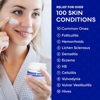 EMUAID Ointment for Eczema & Psoriasis Relief | Steroid-Free, All Ages, 2oz