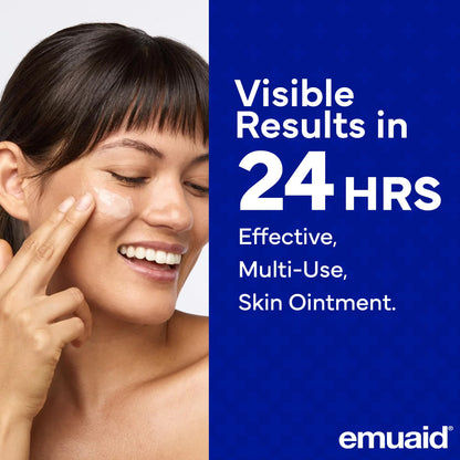 EMUAID Ointment for Eczema & Psoriasis Relief | Steroid-Free, All Ages, 2oz