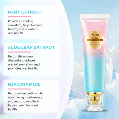 Niacinamide Whitening Toothpaste – Intensive Stain Removal & Enamel Protection
