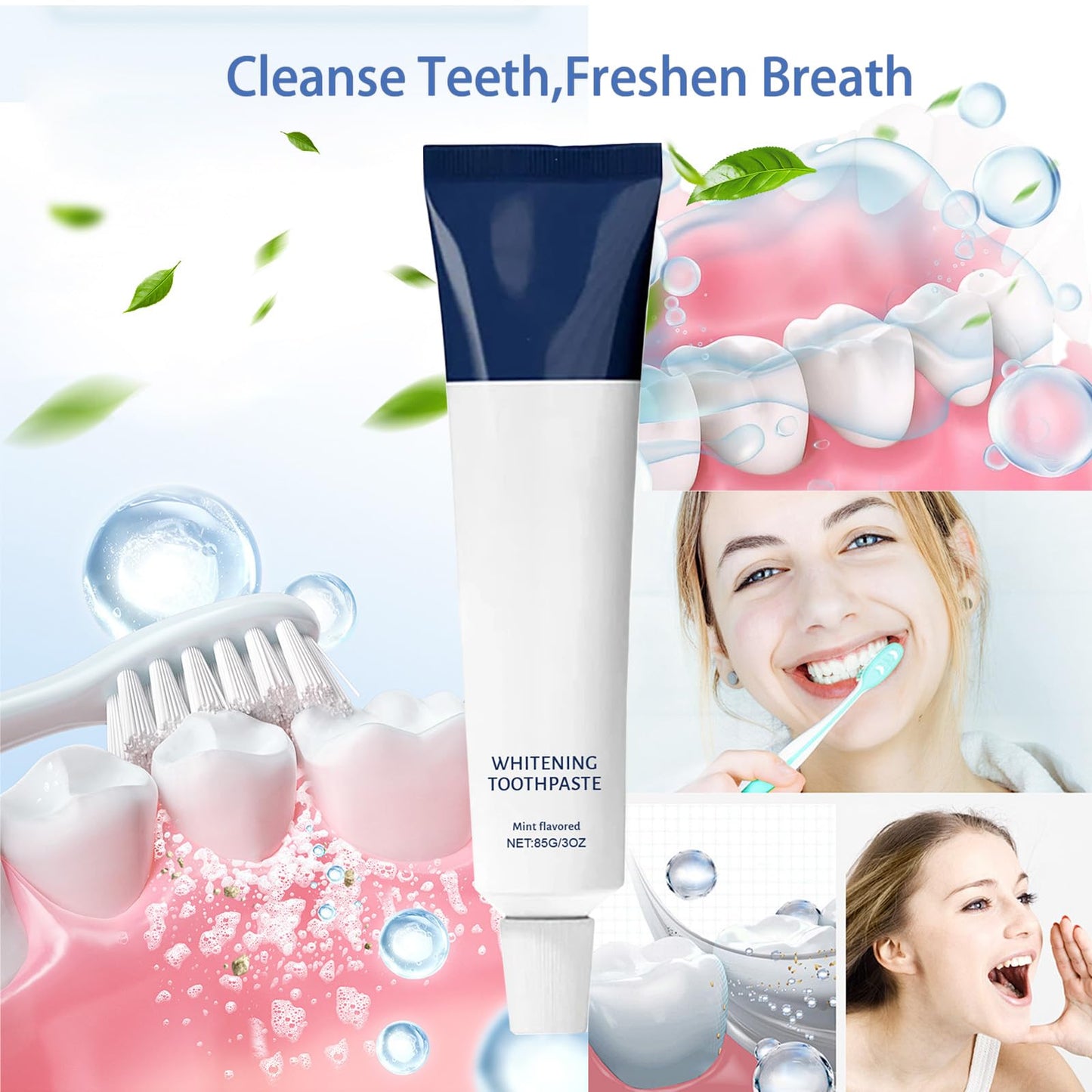 Fluoride-Free Hydroxyapatite Toothpaste with Coconut Oil & Xylitol