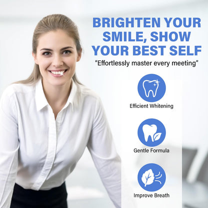 Teeth Whitening Powder - No Sensitivity, Enamel Safe | Coffee & Tea Stains