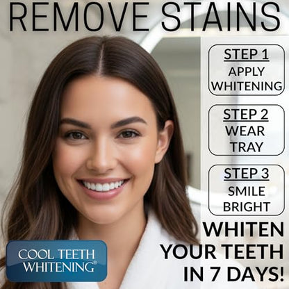 Teeth Whitening Kit – 44% Carbamide Peroxide, Pro Strength (2 Trays, 5 Syringes)