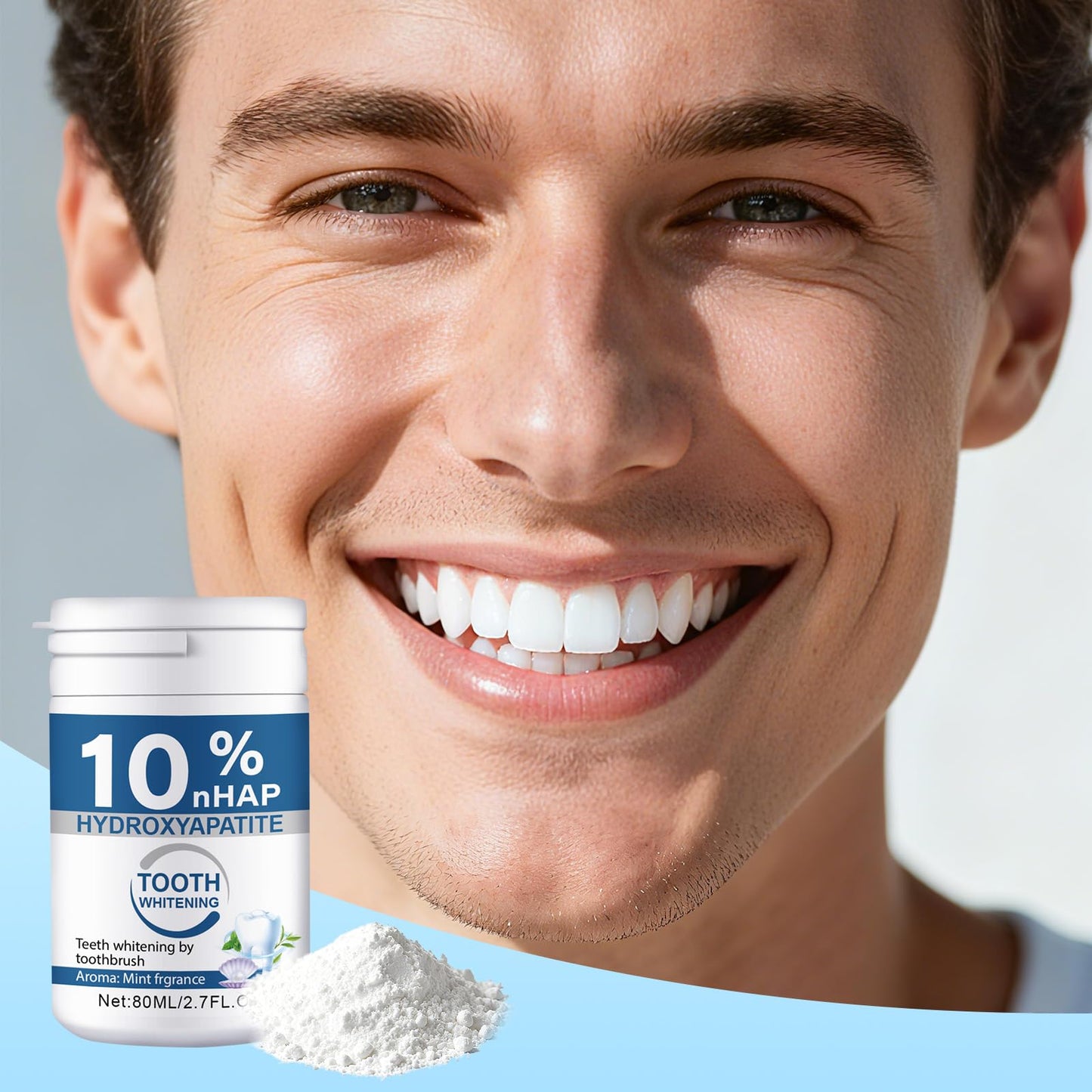Microcrystalline Hydroxyapatite Powder – 10% Hydroxyapatite Tooth Powder & Toothpaste Powders