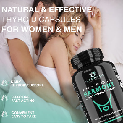 The Enclare Nutrition Thyroid Support with Iodine – Balance Hormones, Energy & Focus