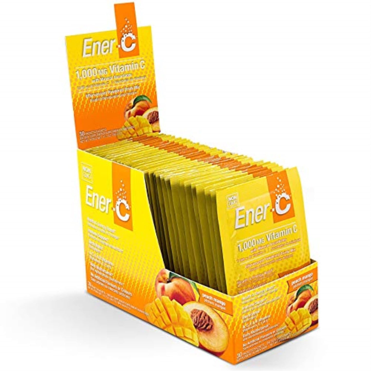 Ener-C 1000 mg Vitamin C Peach Mango – 30 Ct Packet