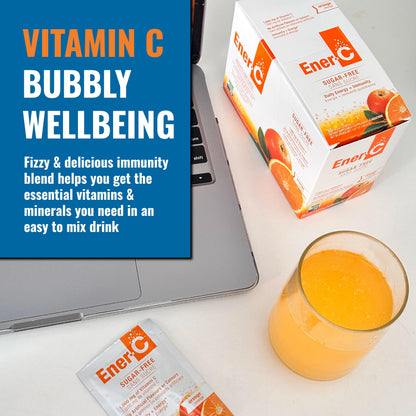 Ener-C Sugar Free Orange Multivitamin Drink Mix – Vitamin C 1000mg