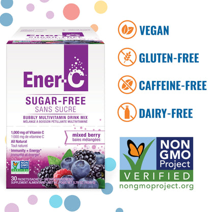Ener-C Sugar Free Multivitamin Drink Mix – Hydration Packets