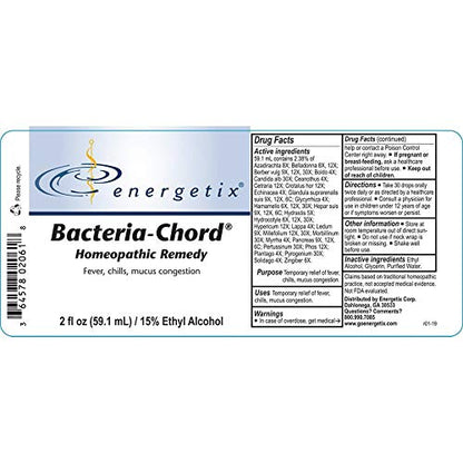 Energetix Bacteria-Chord | Homeopathic Detoxifier