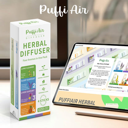 4-in-1 Wellness Herbal Diffuser Bundle — Portable Plant-Based Aromatherapy