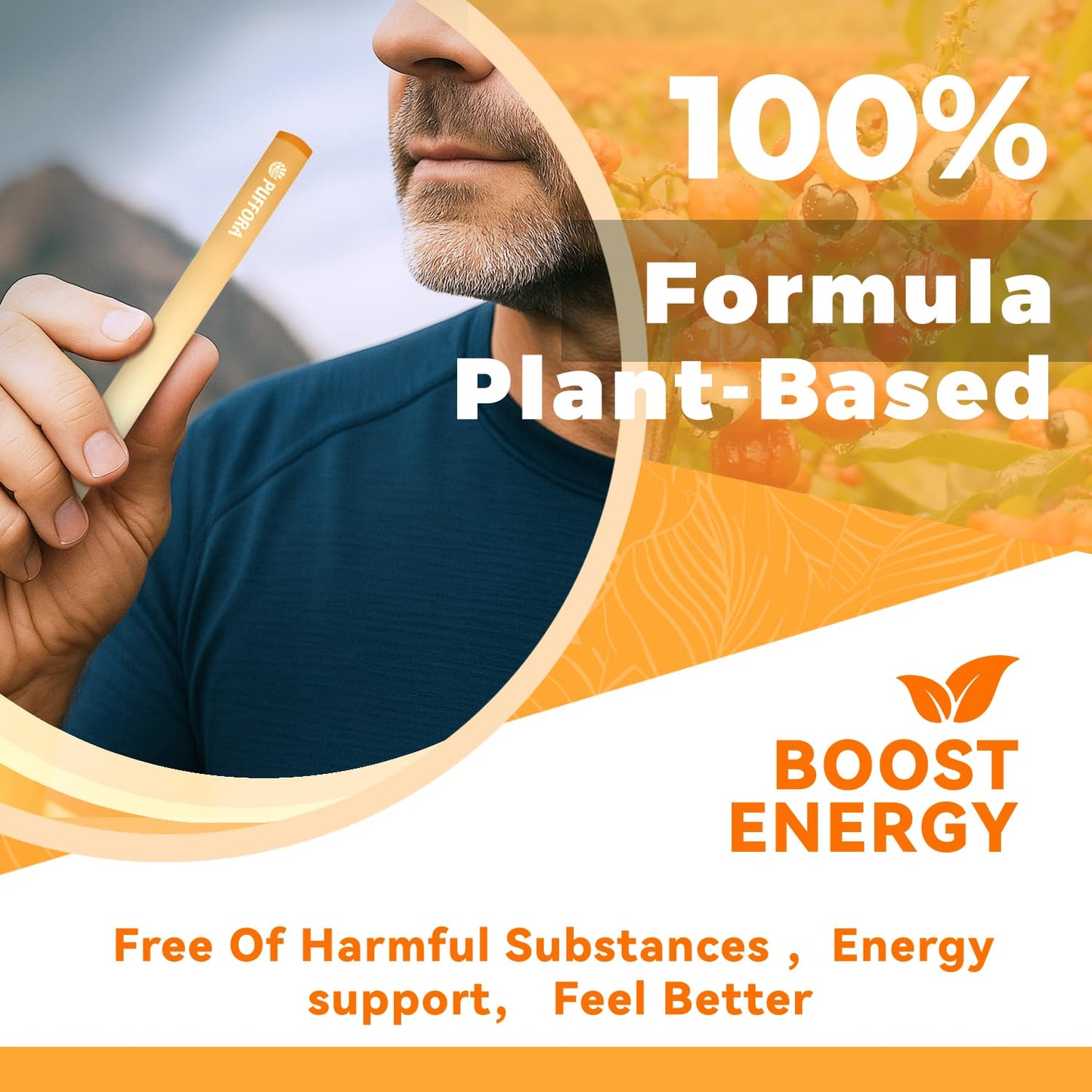 Energy Diffuser Pen – Guarana, Green Tea & Taurine for Focus & Energy