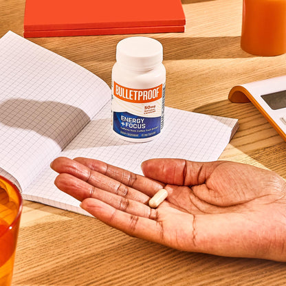 Bulletproof Energy and Focus Capsules – 30 Count | Natural Caffeine for Memory and Clarity