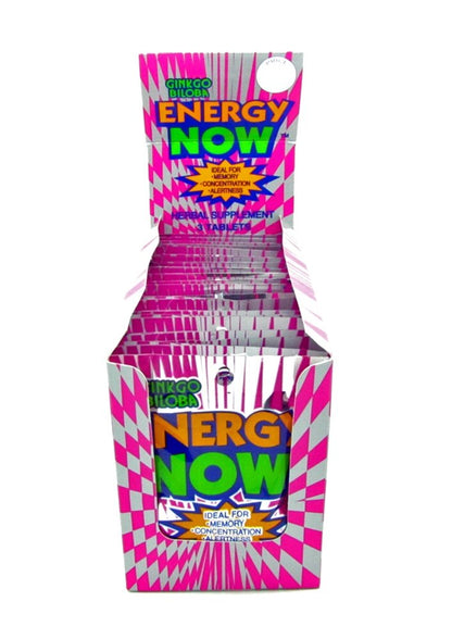 Energy Now Ginkgo Biloba – Wholesale Pricing, 24 Packets per Box
