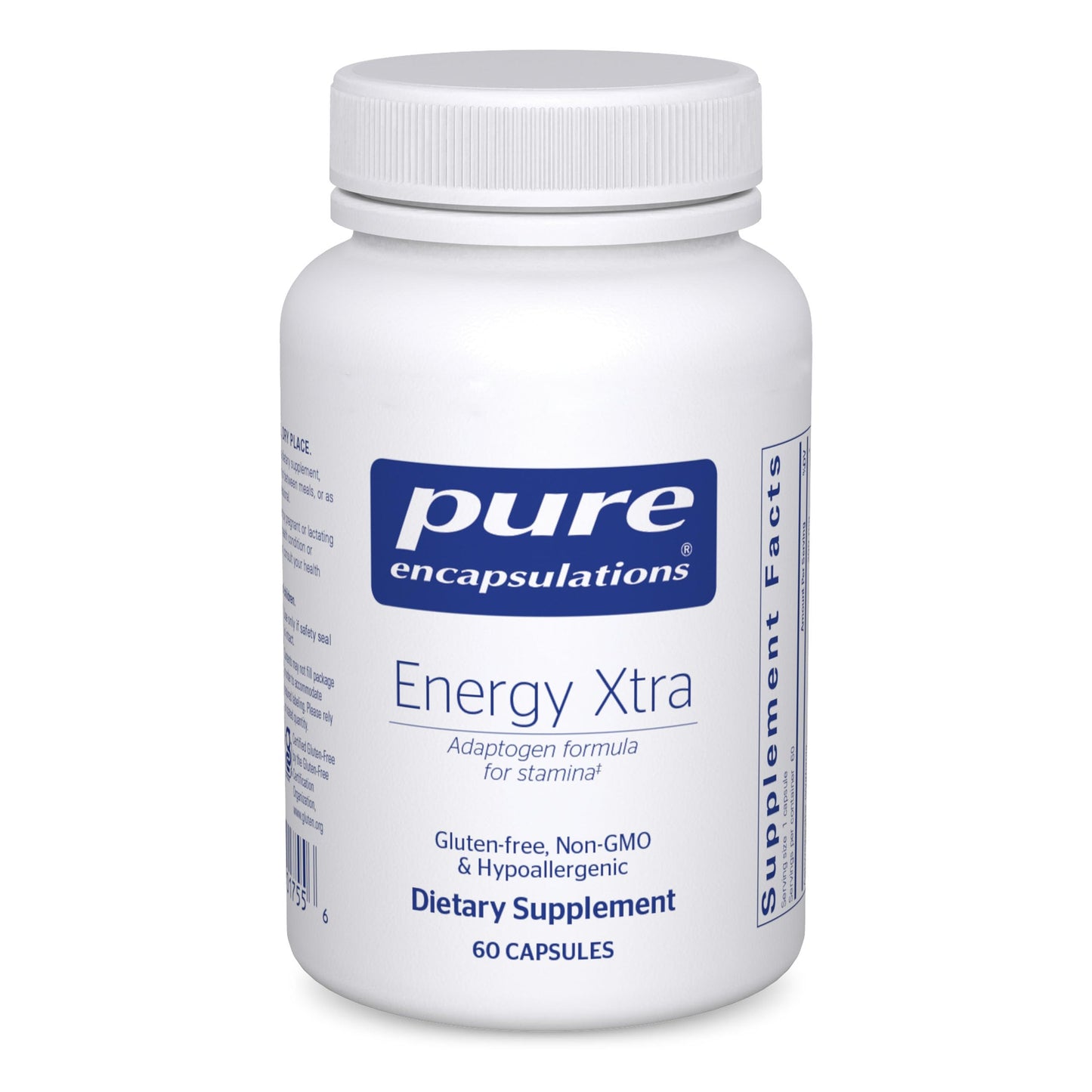 Pure Encapsulations Energy Xtra - Adaptogen Formula for Stamina (60 Caps)