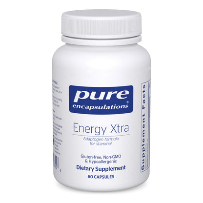 Pure Encapsulations Energy Xtra - Adaptogen Formula for Stamina (60 Caps)