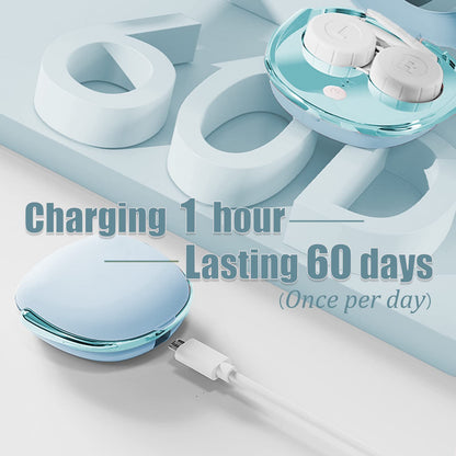 Portable Ultrasonic Contact Lens Cleaner with USB Charger (Blue)