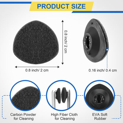 Enhon 8 Pcs Replacement Cleaner Pads for CarbonKlean Eyeglass Cleaner