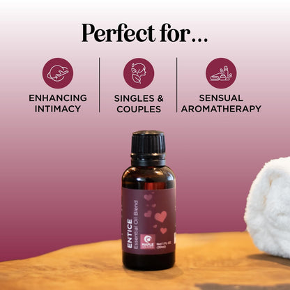 Entice Diffuser Essential Oil Blend – Romantic Lavender, Palmarosa & Ylang-Ylang