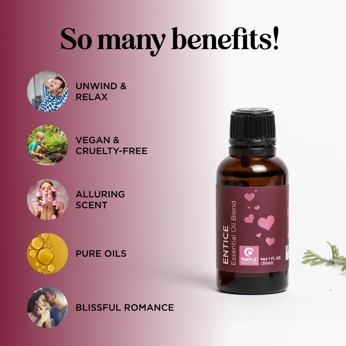 Entice Diffuser Essential Oil Blend – Romantic Lavender, Palmarosa & Ylang-Ylang