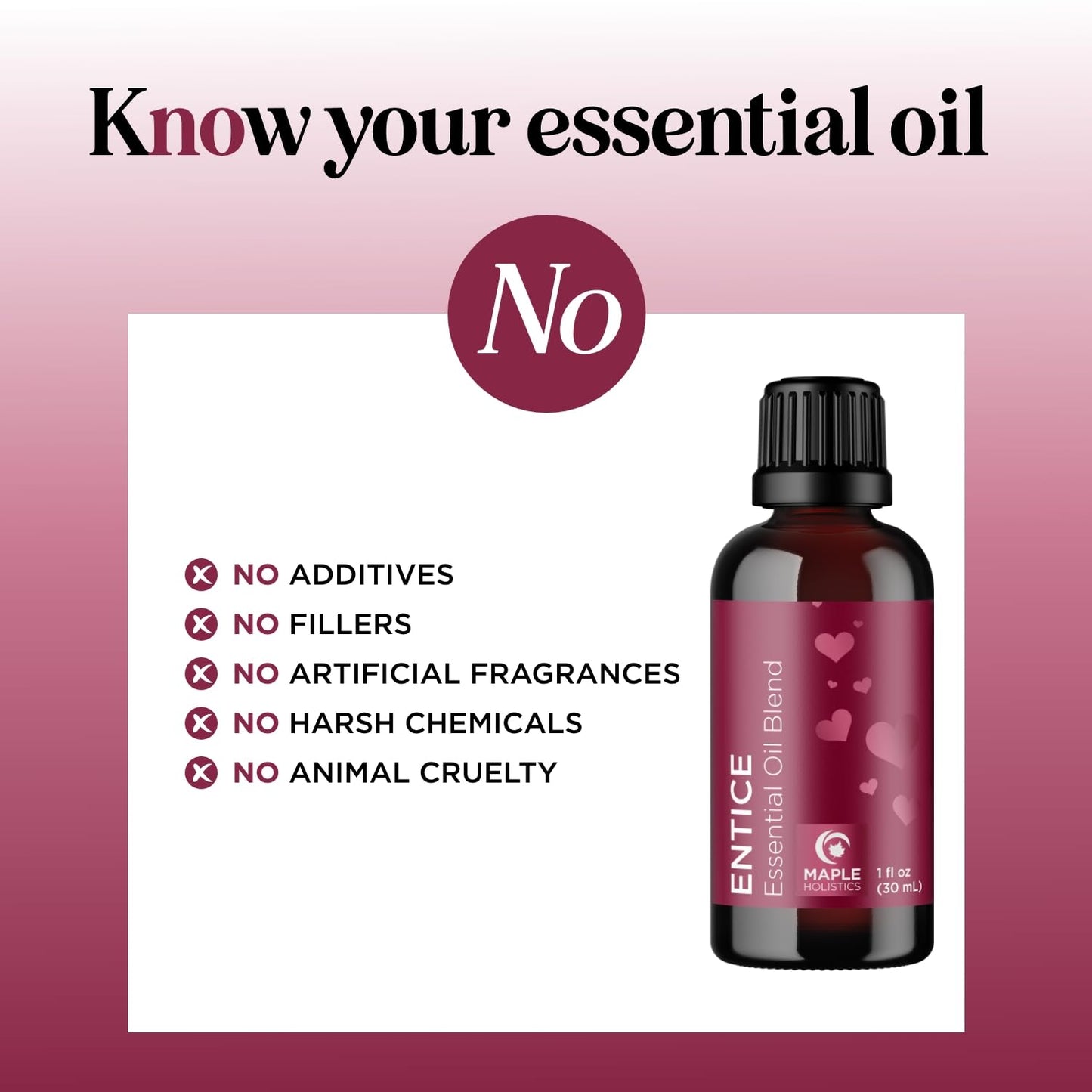 Entice Diffuser Essential Oil Blend – Romantic Lavender, Palmarosa & Ylang-Ylang