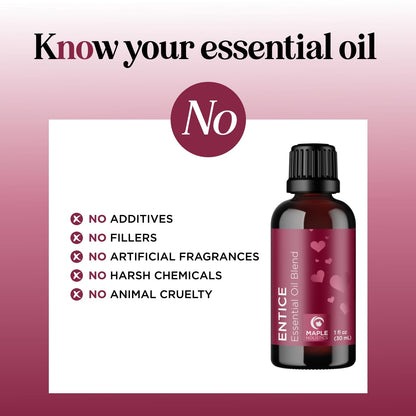 Entice Diffuser Essential Oil Blend – Romantic Lavender, Palmarosa & Ylang-Ylang