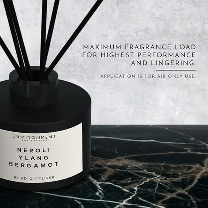 Environment CN5 Reed Diffuser – Neroli, Ylang & Bergamot | 200ml Luxury Home Fragrance