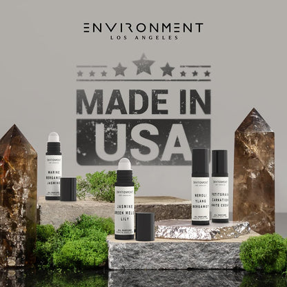 ENVIRONMENT WN 10ml Roll-On Perfume – Jasmine, Green Melon & Lily, Resort-Inspired, Vegan