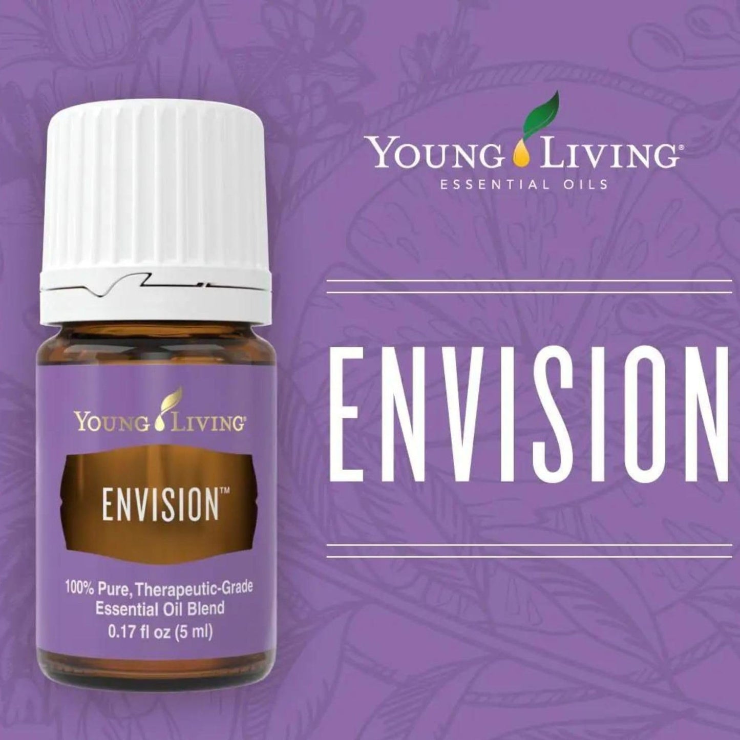 Envision Essential Oils Blend 5 ml by Young Living | Kosher Certified | Seed to Seal