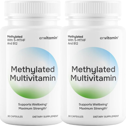 envitamin Methylated Multivitamin & Mineral Complex with L-Methylfolate - 2 Bottle Pack