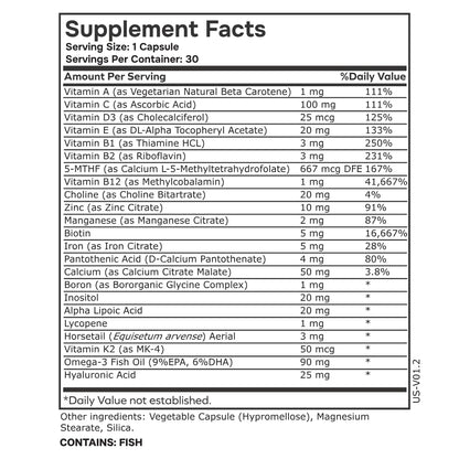 envitamin Women's Methylated Multivitamin & Multimineral – Ultra Absorption