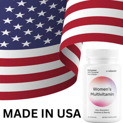 envitamin Women's Methylated Multivitamin & Multimineral – Ultra Absorption