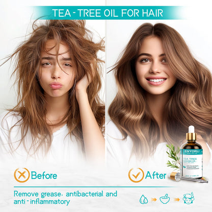 ENYORLI Tea Tree Oil 3.38 fl oz – 100% Natural Therapeutic Grade