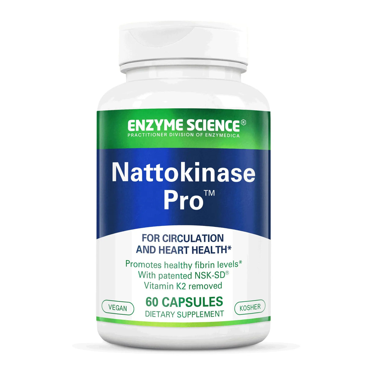 Enzyme Science Nattokinase Pro with NSK-SD – Organic, Vegan & Kosher Capsule for Cardiovascular & Circulatory Support | 60 Capsules BritishVita | Premium UK Vitamins & Wellness Supplements