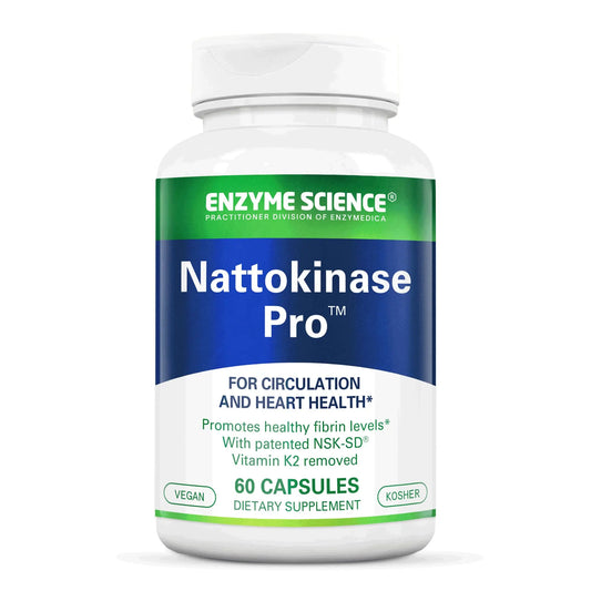 Enzyme Science Nattokinase Pro with NSK-SD – Organic, Vegan & Kosher Capsule for Cardiovascular & Circulatory Support | 60 Capsules BritishVita | Premium UK Vitamins & Wellness Supplements
