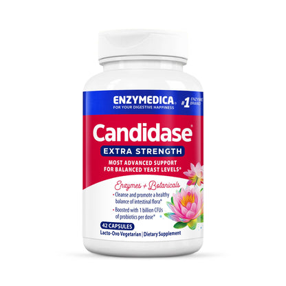 Enzymedica Candidase Extra Strength – Balanced Yeast Support, 42 Capsules