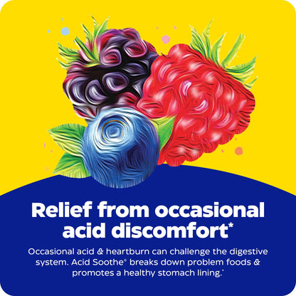 Enzymedica Chewable Acid Soothe - Heartburn & Indigestion Relief, 30 Count