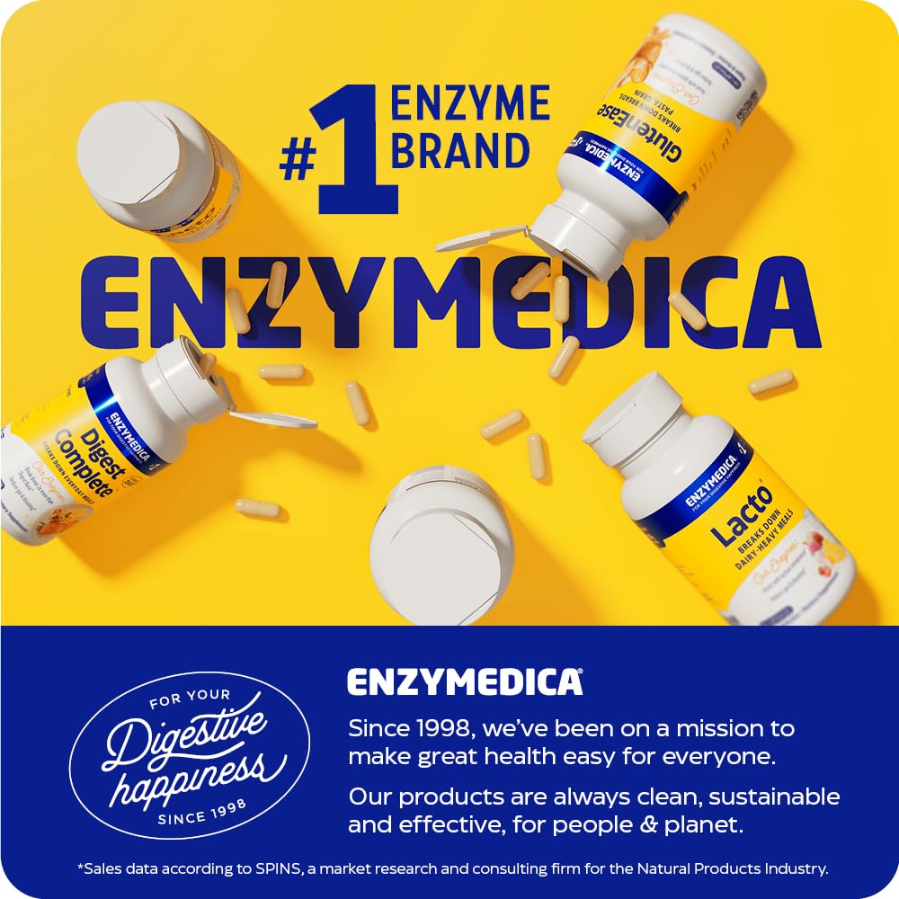 Enzymedica Digest: Complete Digestive Enzyme Formula | 30 Capsules