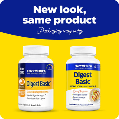 Enzymedica Digest Basic: Digestive Enzymes for Sensitive Stomachs