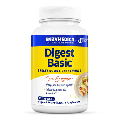 Enzymedica Digest Basic: Digestive Enzymes for Sensitive Stomachs