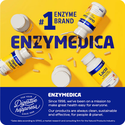 Enzymedica Digest Chewable Orange - Digestive Enzymes, 30 Tablets