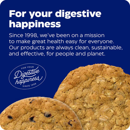 Enzymedica Digest Gold Fiber+ Cookies – Daily Prebiotic & Probiotic Fiber (Harvest Oat, Pack of 2)